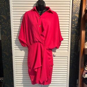 Elegant Red Mini Dress